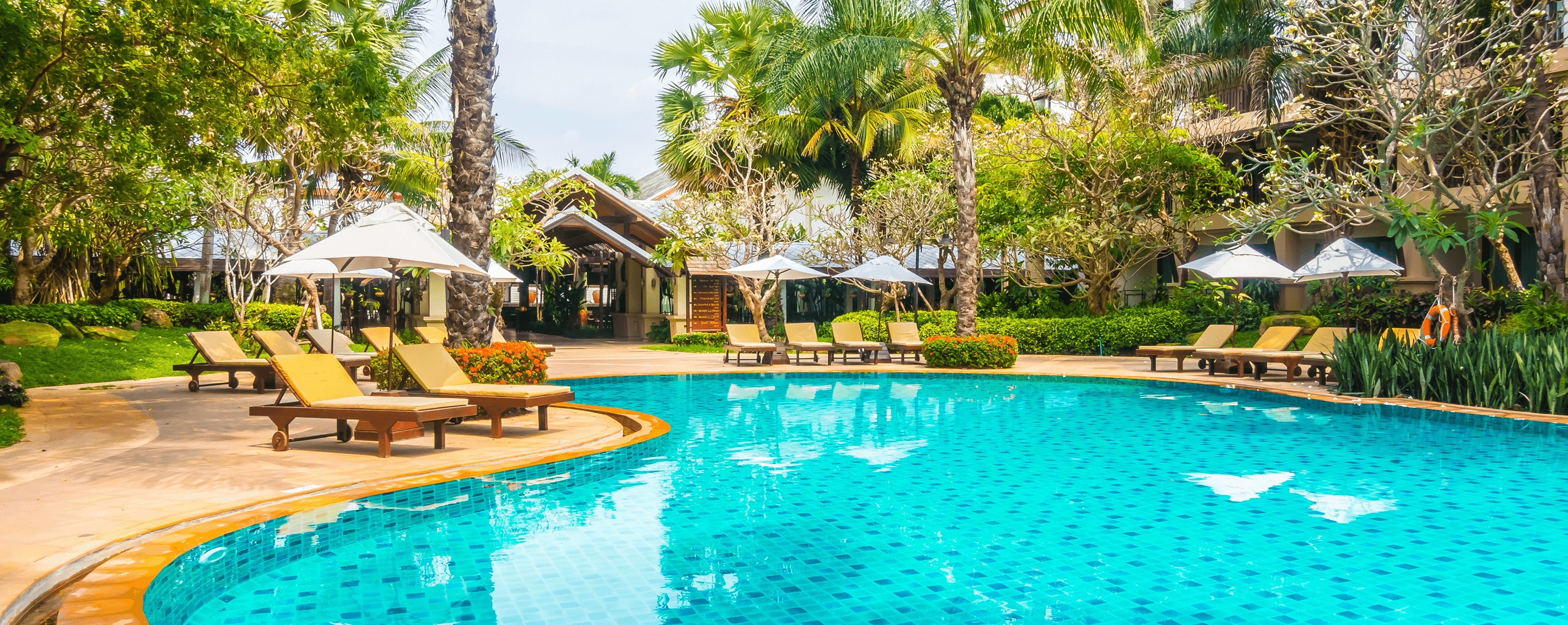 Relax at world-class resort pools